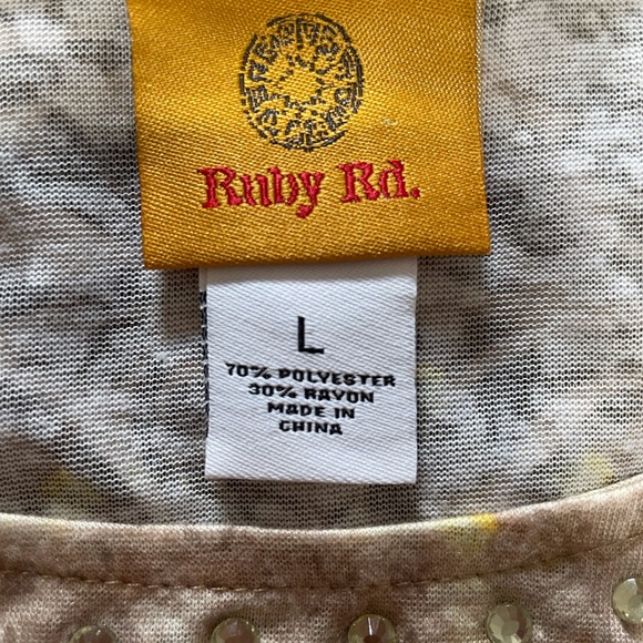 NWT Ruby Rd top Large - Picture 7 of 8